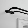 thumbnail image 3 of Exclusive Home Fetter Wrap Around Double Curtain Rod, Matte Black, 84"-120", 3 of 5