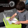 thumbnail image 5 of Folding Lap Desk, Laptop Desk, Breakfast Table, Bed Table, Serving Tray - The lapdesk Contains Extra Storage Space and dividers & Folds Very Easy, Great for Kids, Adults, Boys, Girls, (Green), 5 of 7