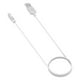 thumbnail image 2 of Cargador de reloj inteligente, cable de carga USB de repuesto de 60 cm de carga rápida para Blanco, 2 of 9