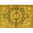 thumbnail image 1 of Ahgly Company Indoor Rectangle Persian Yellow Traditional Area Rugs, 2' x 4', 1 of 4