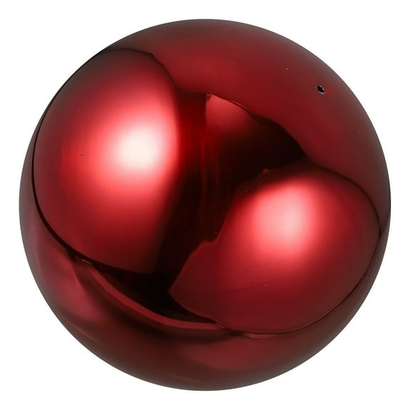 AURARMLET Gazing Mirror Ball Garden Balls Red Stainless Steel Contemporary Garden 1Set