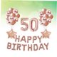 thumbnail image 4 of WEUVEB 37Ud Globos Decorativos Oro Rosa Con Látex Para Fiesta De Cumpleaños Y Eventos Especiales, 4 of 8
