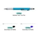 thumbnail image 3 of 4 piezas 6 en 1 herramienta multifuncional bolígrafo regalos para hombres con bolígrafo, regla, destornillador, stylus, azul, 3 of 5