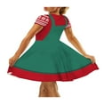thumbnail image 4 of Robe de Noël pour Femmes à Manches Courtes Robe de Dessin Animé pour les Vêtements de Fête de Vacances, 4 of 5