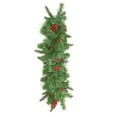 thumbnail image 2 of sunsanly 36" Lighted Mailbox Swag with Timer Function Artificial Pine Cone Red Berries Mailbox Garland Simulated Pine Needles Christmas Swag for Front Door Window, 2 of 7