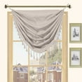 thumbnail image 7 of Holly Faux Silk Hanging Tassels Window Valance 3 Pack - 36 x 37 -Olive, 7 of 7
