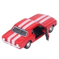 thumbnail image 4 of Retro Car Model 1/32 Scale Pull Back Alloy Classic Vehicle Toy with Open Doors for Children Collectors Red, 4 of 5