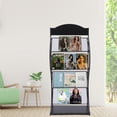 thumbnail image 6 of TOOL1SHOoo Floor-Standing Magazine Rack Information Rack Storage Rack Newspaper Rack Display Rack Manual Book Rack Single Page Simple Iron (Black), 6 of 13