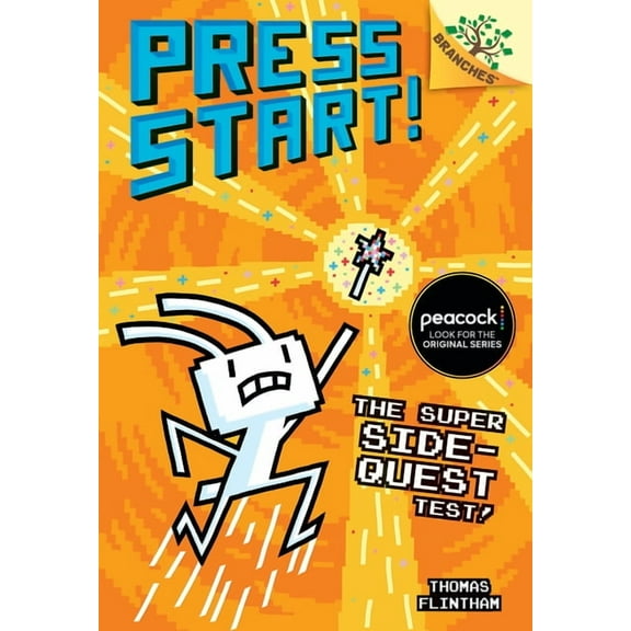 Press Start! The Super Side-Quest Test!: A Branches Book (Press Start! #6): Volume 6, Book 6, (Hardcover)