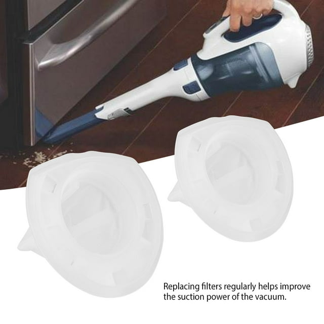 Filtro de aspiradora Jadeshay repuesto 2 piezas lavable Dustbuster Blanco 125x120x98mm