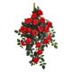 thumbnail image 2 of Guirnalda de rosas artificiales colgantes – Arreglo floral realista para decoración de interiores y exteriores, ideal para paredes, bodas y bodas., 2 of 6
