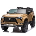 thumbnail image 3 of Ambifirner24V 2-Seater Ride On Car W/ PC 2.4G, High Chassis and Anti-Slip Grip wheels, Four-wheel Suspension, LED light, Bluetooth&MP3 Music, Speed up to 3.73 MPH, 3 of 10