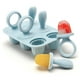 thumbnail image 1 of Moldes de silicona para paletas de con palitos, mini moldes para paletas de leche materna para aliviar la dentición., 1 of 5