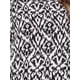 thumbnail image 5 of Vestido midi sin mangas bohemio de estampado ikat para mujer, casual, para el Día de la Madre, con bolsillos, color negro, talla L, 5 of 6