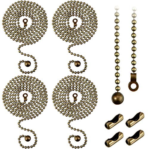 1 Meter Length Ceiling Fan Light Pull Cord Ball Pull Chain Extension