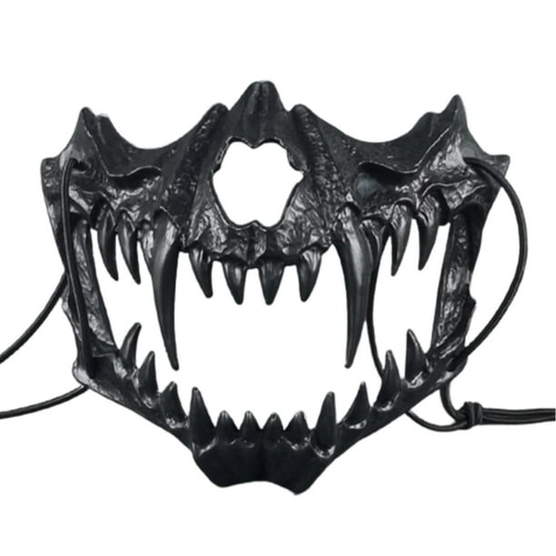 Skull Halloween Cosplay er para hombres mujeres Props er de cara completa para Fancy Estilo B Jinwen tocado de calavera