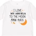 thumbnail image 4 of Inktastic I Love My Abuela to the Moon and Back Boys or Girls Long Sleeve Toddler T-Shirt, 4 of 5