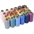 thumbnail image 2 of Flat Waxed Thread for Leather Sewing - Leather Thread Wax String Polyester Cord for Leather Craft Stitching Bookbinding by Mandala Crafts, 2 of 34