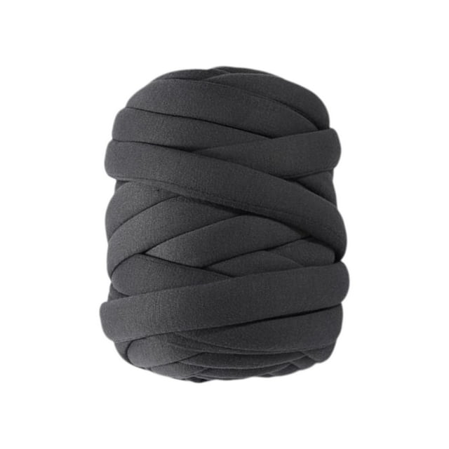 Hilo grueso Sunnimix de 0,55 Libras para Manta, Cama para Mascotas Y Cerca de Cama, Tejido para Dedos, Gris oscuro
