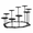 A-9 Candles, variant on Candelabra Fireplace Candle Holder 9 Black Iron For A-9 Candles