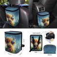 thumbnail image 4 of Uorisanigo Yak Print Car Seat Covers for Women Fashion Car Interior Seat Cover Non Slip Car Accessories with Car Steering Wheel Cover,Car Trash Can,Car Cup Holder,Car Decor Gift for Friends, 4 of 7