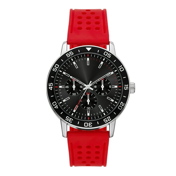George Adult Men's Analog Silicone Red 44mm Wristwatch (FMDOGE063)