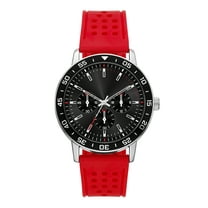 George Adult Men's Analog Silicone Red 44mm Wristwatch (FMDOGE063)