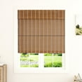 thumbnail image 2 of XNKOLMJ Custom Bamboo Shades Cordless Bamboo Roman Blinds for Windows and Doors Natural Woven Sample Book  5 Colors  Idyllic, 2 of 8