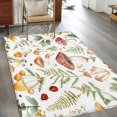 thumbnail image 2 of 3'x5' Area Rugs, Mushroom Indoor Outdoor Area Rug for Living Room Bedroom, Vintage Botanical Spring Floral Farmhouse Washable Bathroom Rugs Kitchen Floor Carpet Mats Home Decor Aesthetic, 2 of 8