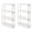 White, variant on 4 Shelf Adjustable Height Medium Duty Storage Unit 14 x 32 x 54.5" Organizer for Home, Garage, Basement, & Laundry, White (2 Pack)