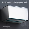 thumbnail image 2 of Estuche de almacenamiento de pañuelos de acero inoxidable para cocina, baño, sala de estar, baño, inodoro, rollo de papel de pared para el Almacenamiento y organización del hogar Tipo 1 16x13x13cm Bearachild HA073020-01, 2 of 6