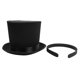 thumbnail image 5 of 2x Steampunk Hat Diadema, Cóctel Boda Derby Sombreros para hombres y mujeres Hugo Fascinator Diadema mujer, 5 of 10