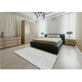 thumbnail image 5 of Ahgly Company Machine Washable Indoor Round Transitional Platinum Gray Area Rugs, 5' Round, 5 of 7
