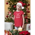 thumbnail image 2 of Who Needs Santa? T-Shirt Juniors -Smartprints Designs,  Medium, 2 of 4