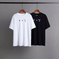 Off white blue gray water droplet gradient arrow OS unisex short