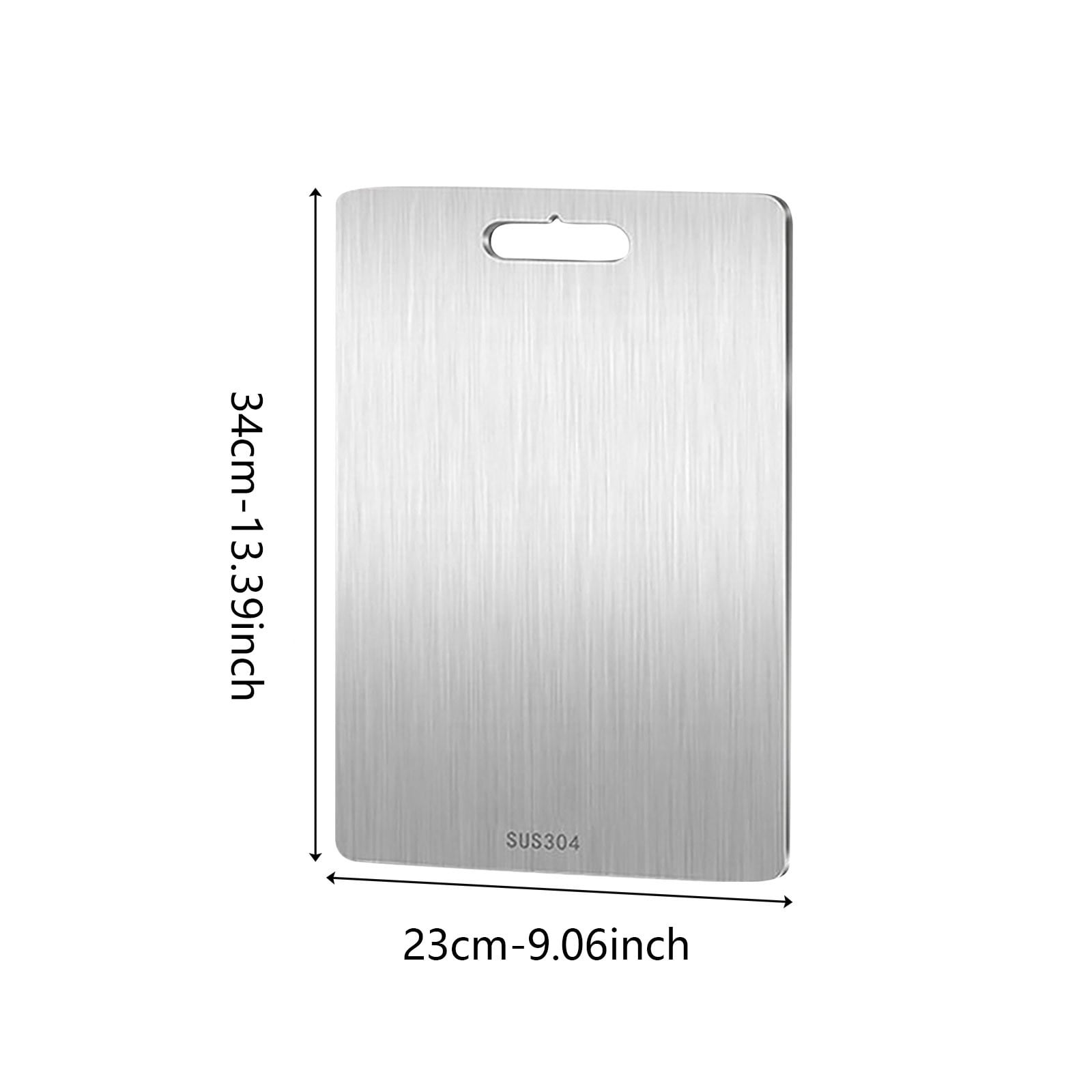 Titanium Cutting Boards, New 100% Pure Titanium Cutting Boards for Kitchen, Double-Sided Food Grade Cutting Board, Chopping Boards Cutting Mat for Meat Fruit & vegetable (13.4 x 9 in)