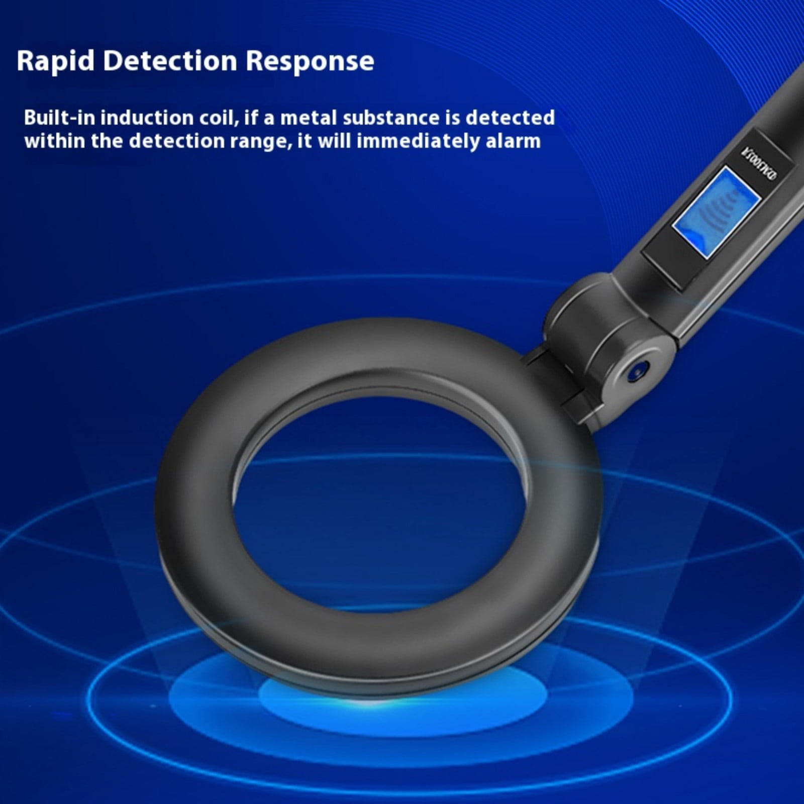Metal Detector Scanner Suitable For Security Check Outdoor Treasure Hunting Portable Design ABS Construction