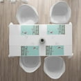 thumbnail image 3 of Ambesonne Christmas Place Mats Set of 4, Red Bird Winter, Standard Size, Seafoam Coral, 3 of 4