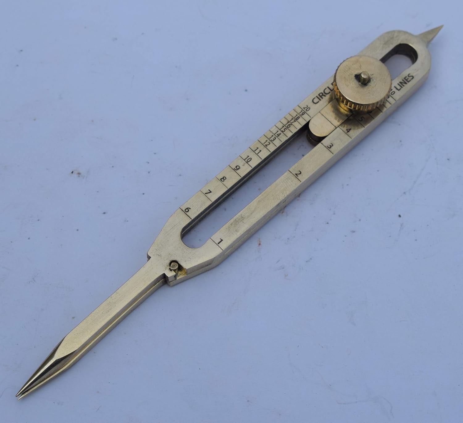 Solid Brass Divider Drafting Proportional Tool 6" Navigational Compass Caliper