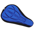 thumbnail image 3 of Mountain Bike 3D Thick Sponge Universal Size Silicone Cushion Cover(Red) Bike Saddle Cover bike seat cushion (Blue), 3 of 7