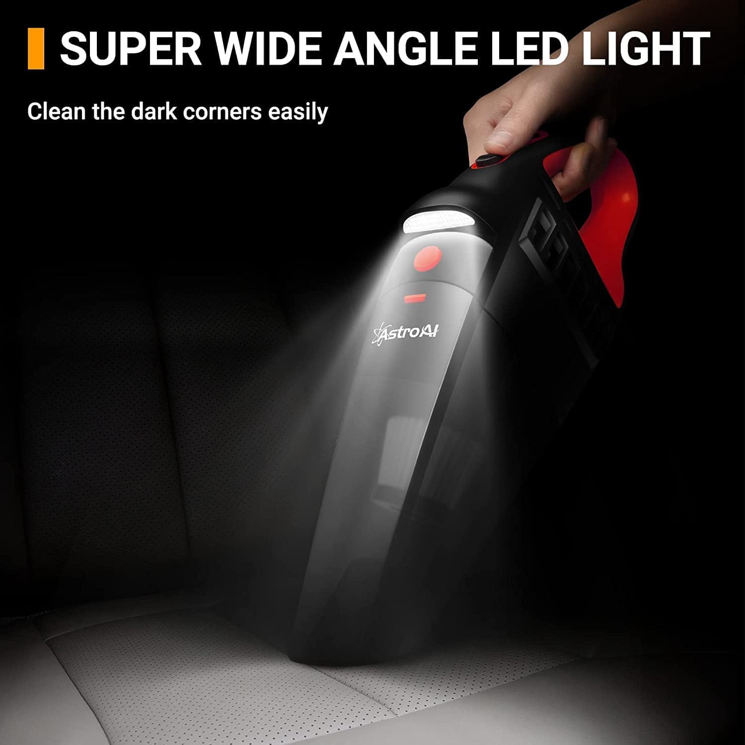 Car Vacuum, Portable Cyclone Handheld Vacuum, Dustbuster Quick Cleaner for Home, Car