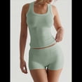 thumbnail image 4 of Conjunto de Shorts Deportivos Ajustados para Mujer: Top Sin Mangas y Shorts Judías L, 4 of 8