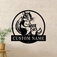 thumbnail image 3 of Custom Squirrel Metal Wall Art House Number Name Sign, Personalized Animal Wall Decor, Kid Nursery Decor Plaque,Housewarming Gift, 3 of 6