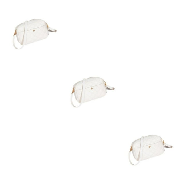 Transemion Versatile Shoulder Bag Lightweight And Fashionable Handbag Lightweight And Portable Messenger Bag white 3Set