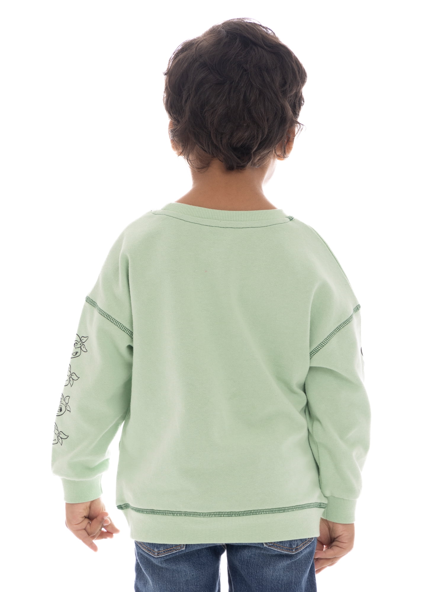 TMNT Toddler Boy Graphic Crewneck Sweatshirt, Sizes 12 Months- 5T