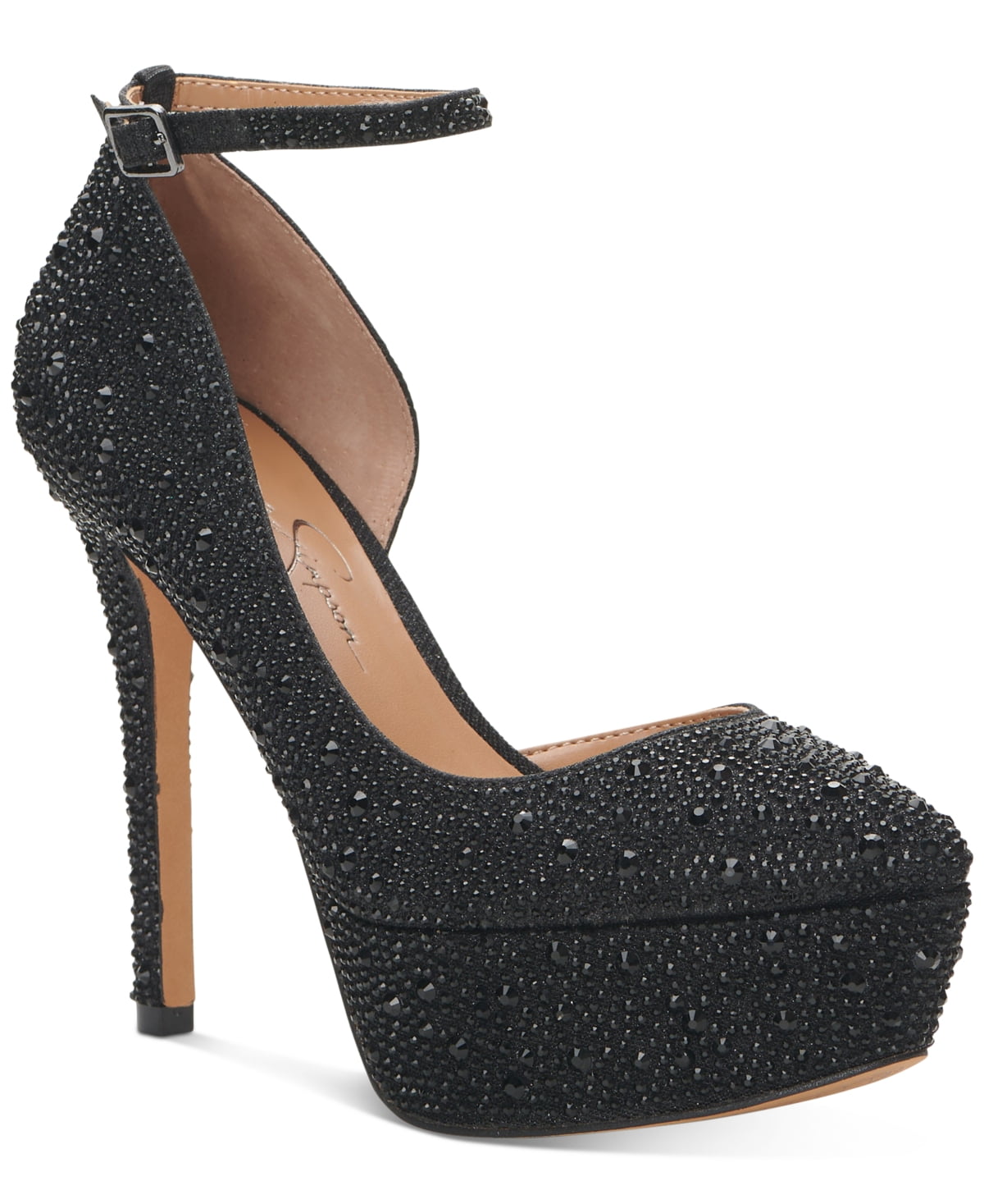 Jessica Simpson Women's Ormanda Platform Pump Black Size 8.5 M