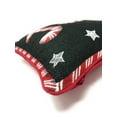 thumbnail image 6 of DaDa Bedding Peppermint Joy Stars Red Black Tapestry Throw Pillow Cover - 16” x 16” (12904), 6 of 6