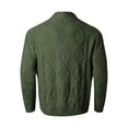 thumbnail image 5 of Dpytoraw Male Sweater Cardigan Lapel Long Sleeved Flower Knitted Jacket, 5 of 5