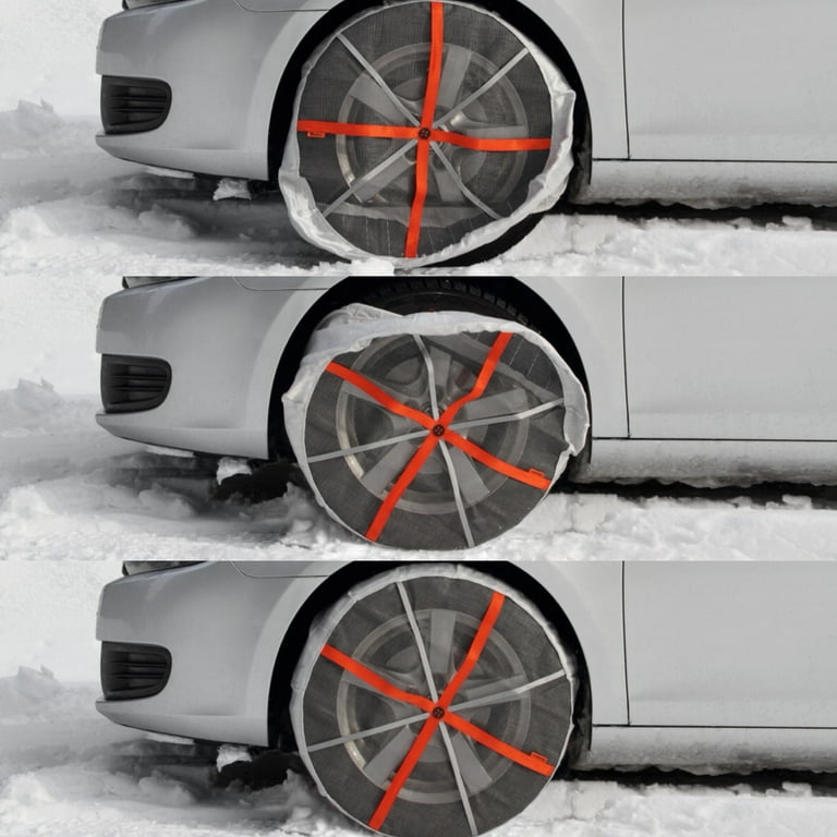 AutoSock Snow Socks 697 Traction Wheel Covers for Snow and Ice.
