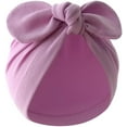 thumbnail image 2 of Dalrosia Newborn Baby Bowknot Turban Hat Infant Toddler Hospital Hat Cotton Head Wrap Beanie Cap, 2 of 2